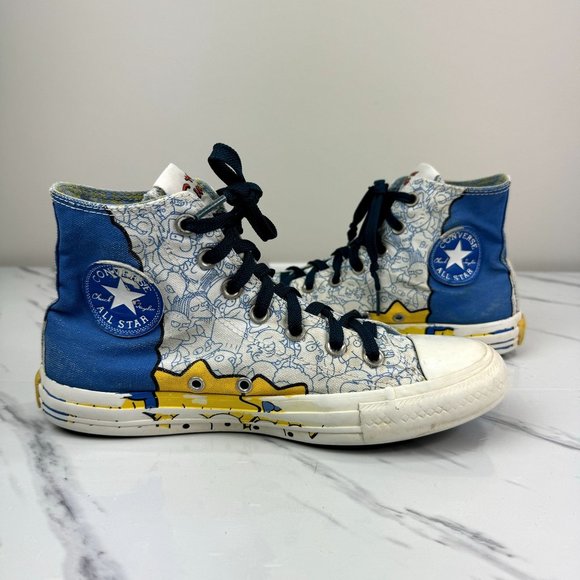 Converse All Star The Simpsons 2013 Chuck Taylor Bart Homer Sneakers Casual Shoe - Picture 2 of 12